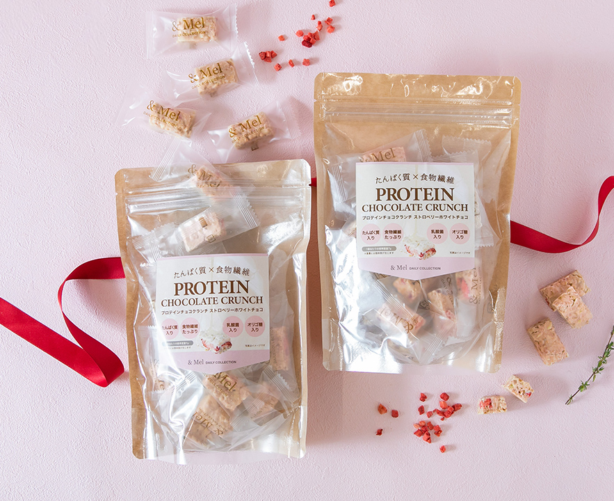 プロテインチョコクランチ ストロベリーホワイトチョコ