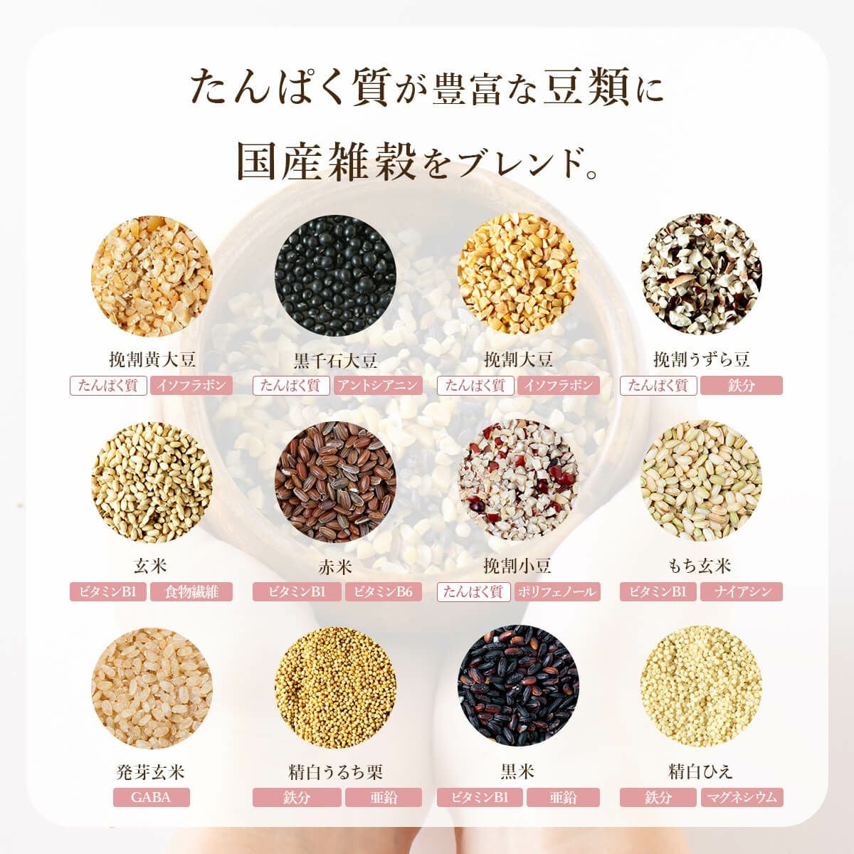 マンナン入り たんぱく雑穀米 | &Mel